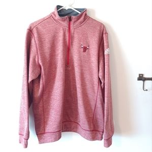 Adidas Men's Chicago Bulls Fleece Jacket Size L.